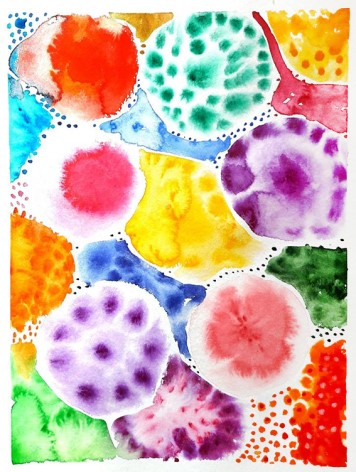 Painting in the kindergarten