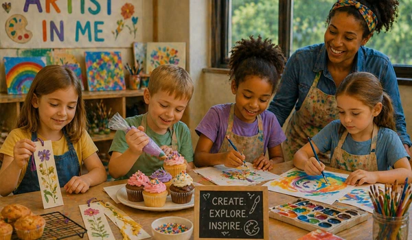the-artist-in-me Summer Camp for Children in Happy Kids international kindergarten - Life in Space